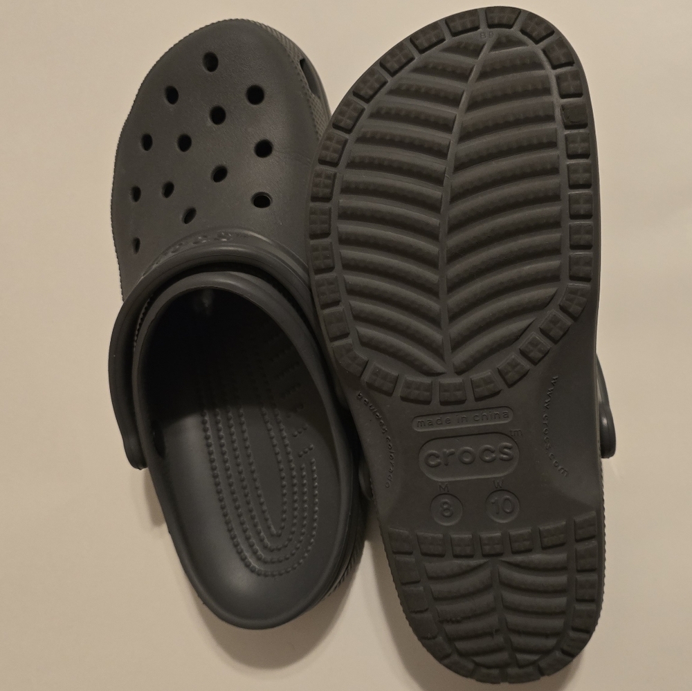 Gray Clogs with Strap - Picture 5 of 7